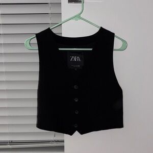 Zara Classic Black Vest